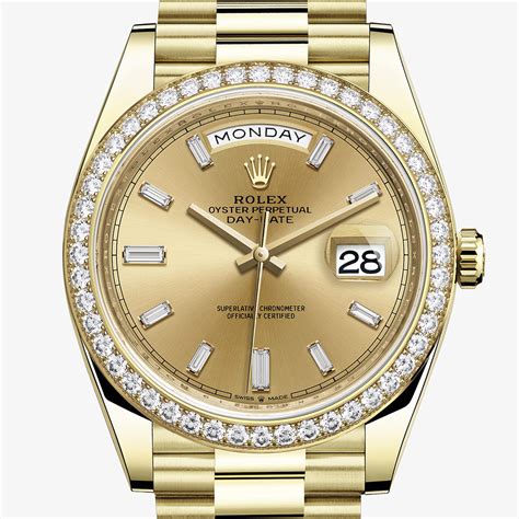 rolex gold watches 40mm